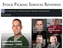 Tablet Screenshot of beststockpickingservices.com